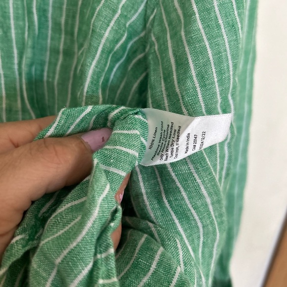 Talbots 100% Linen Button-Down XL-P - Picture 7 of 11